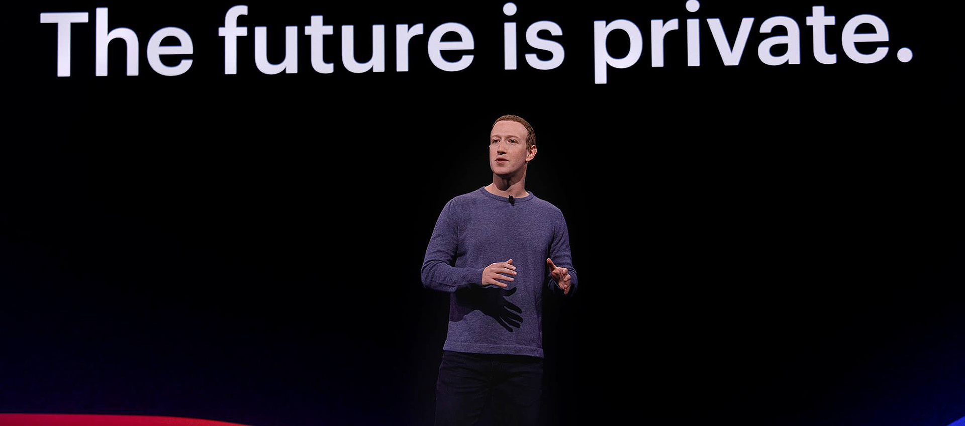Mark Zuckerberg says Facebook will focus on privacy.